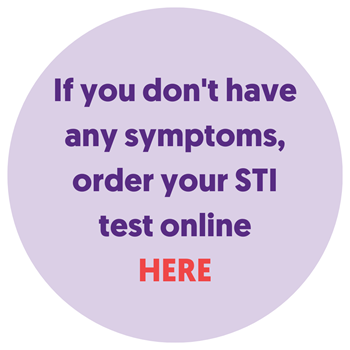 If you don't have any symptoms, order your STI test online HERE